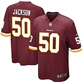 Nike Men & Women & Youth Redskins #50 Jackson Red Team Color Game Jersey,baseball caps,new era cap wholesale,wholesale hats